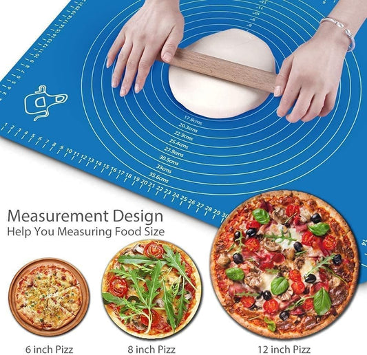 Non-Stick Fondant Rolling Mat Stretchable for Kitchen Roti Chapati (Baking Mat 50 * 40 cm)