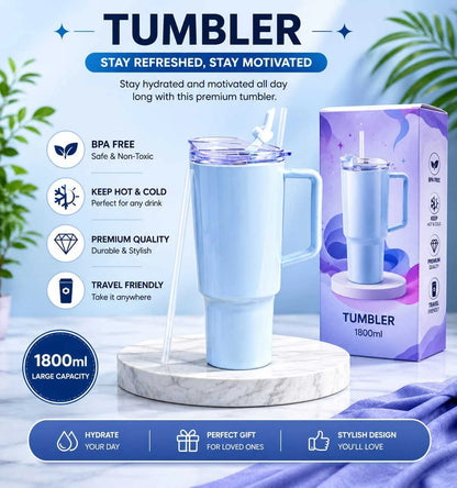 Premium Toony Tumbler 1800ml Combo with any color (Pack of 2)