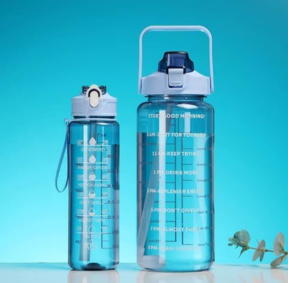 3 Transparent Water Bottle combo Leak Proof & Break-Proof