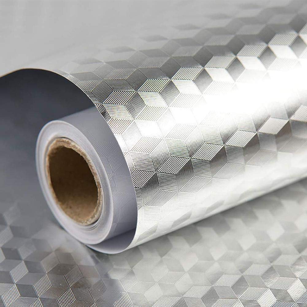 Silver Roll Wallpaper