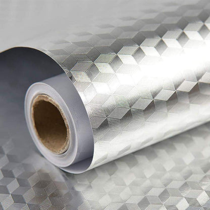 Silver Roll Wallpaper