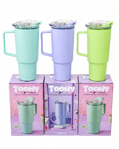 Premium Toony Tumbler 1800ml Combo with any color (Pack of 2)