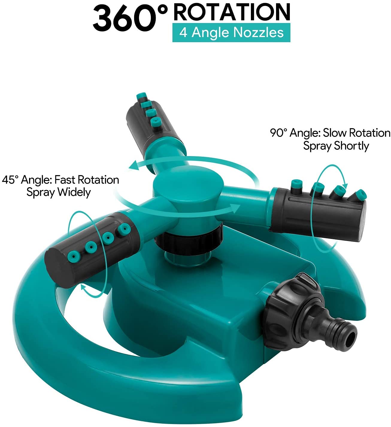 Sprinkler Nozzle-sprays water over grass, lawns, gardens, parks, and agricultural fields