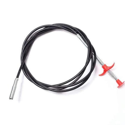 90 CM Drain Wire for Basin Pipe, Hair Catching, Sink Cleaning Crystal Drain opener (1 ml)