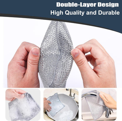Dish Wash Clothes or kitchen cleaning cloth ( Regular, Pack of 10 )