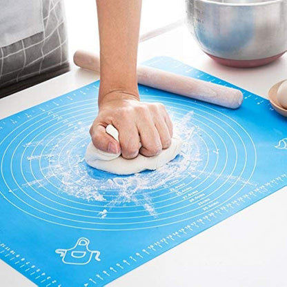 Non-Stick Fondant Rolling Mat Stretchable for Kitchen Roti Chapati (Baking Mat 50 * 40 cm)