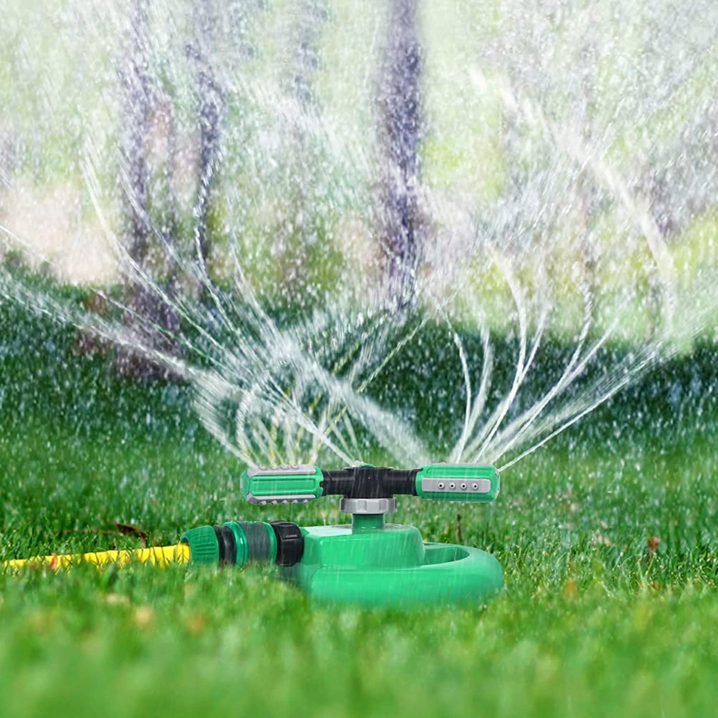 Sprinkler Nozzle-sprays water over grass, lawns, gardens, parks, and agricultural fields