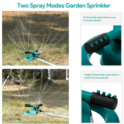 Sprinkler Nozzle-sprays water over grass, lawns, gardens, parks, and agricultural fields