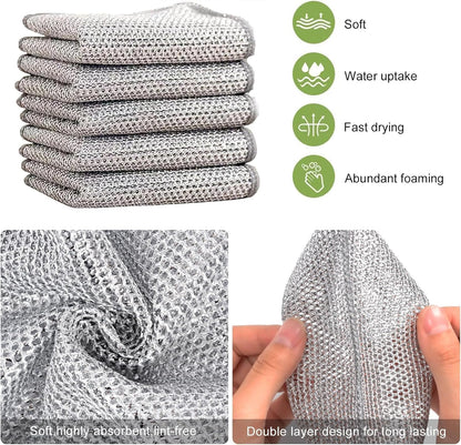 Dish Wash Clothes or kitchen cleaning cloth ( Regular, Pack of 10 )