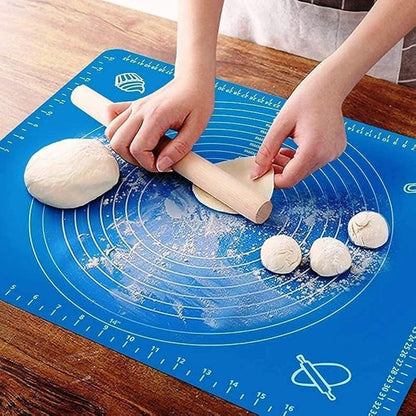 Non-Stick Fondant Rolling Mat Stretchable for Kitchen Roti Chapati (Baking Mat 50 * 40 cm)