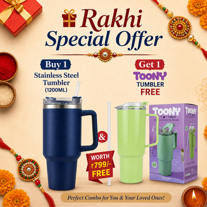 Buy 1 Stainless Steel Tumbler Get 1 Toony Tumbler Free Any Color