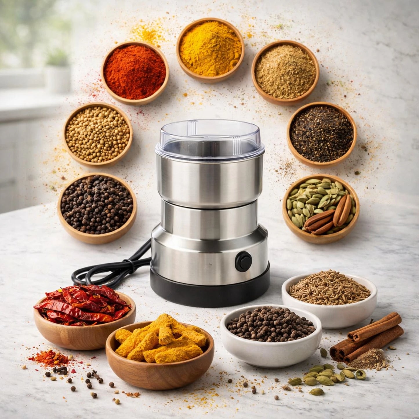 Nima mixer grinder 450 W Mixer Grinder (powerfull mixer grinder 240w | 1 Jar | stainless steel)